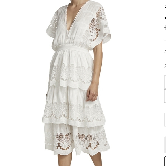 Farm Rio Embroidered Richelier Midi Dress - Picture 10 of 12